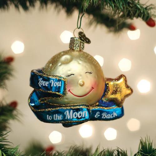 Love You To The Moon & Back Ornament – Old World Christmas