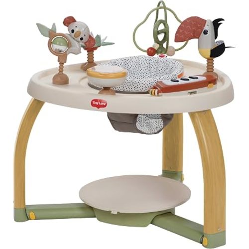 Tiny Love 5-in-1 Here I Grow Luxe Stationary Activity Center, Boho Chic