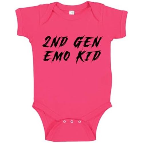 2nd Generation Emo Kid Baby One Piece Bodysuit Or Toddler Shirt Emo Daddy and Mommy Gift