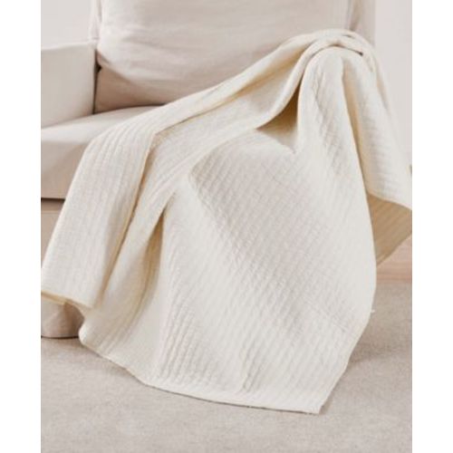 Cross Stitch Reversible Quilted Throw, 50" x 60"