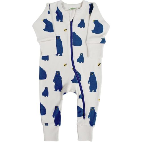 PARADE Organic Signature Print '2-Way' Zip Romper - Winter