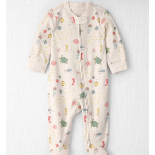 Baby Organic Cotton Sleep & Play Pajamas in Under the Sea - Little Planet | Carter's