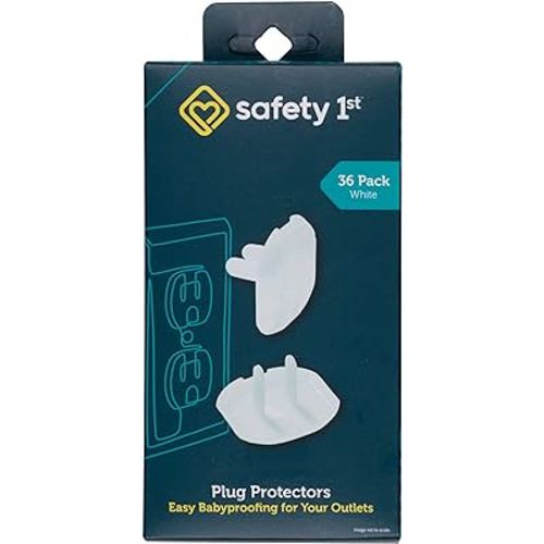 Safety 1st Plug Protectors, 36 Count, White