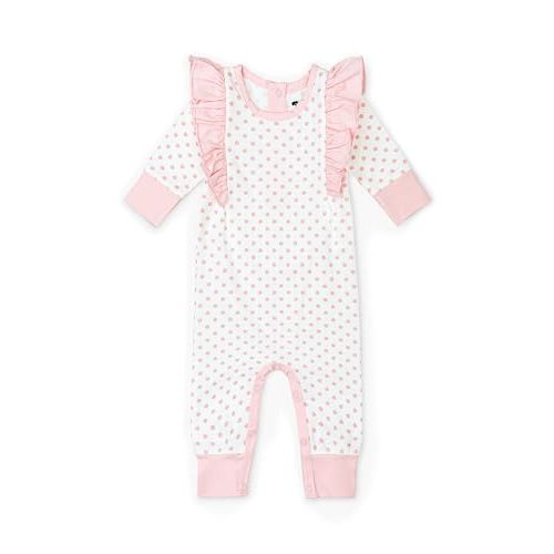 MONICA + ANDY Baby Organic Double Ruffle Romper