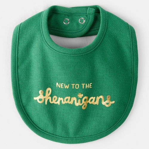 Baby Carter's St. Patrick's Day Bib - New to the Shenanigans