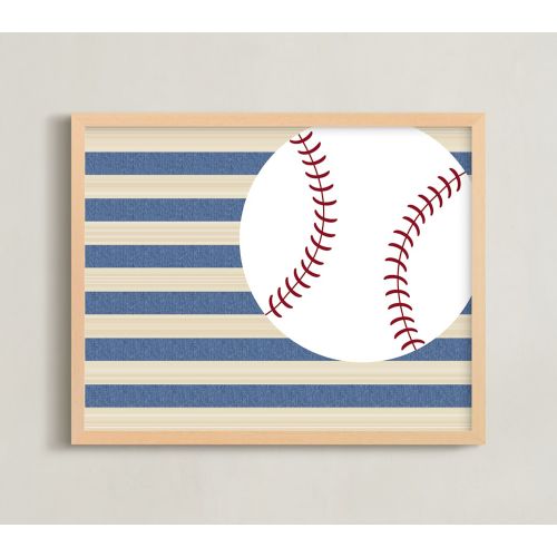 Minted® Little Slugger Wall Art Collection | Pottery Barn Kids