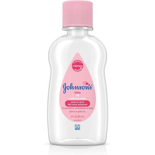 Johnson's Baby Oil, Hypoallergenic, 3 fl oz