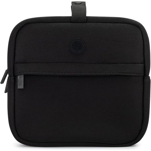 Parker Baby Drift Neoprene Insulated Baby Bottle Cooler | Soft & Waterproof Snacks & Breast Milk Cooler Travel Bag w/Insulated Interior | Attaches to Backpacks & Strollers | Modern & Neutral Colors