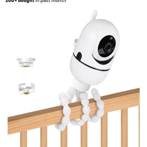 Tripod Mount Compatible with HelloBaby HB6560/HB65/HB6550/HB6550 Pro/HB40/HB66/HB6339 and ANMEATE SM935E Baby Monitors – Attach Your Camera Flexibly Anywhere