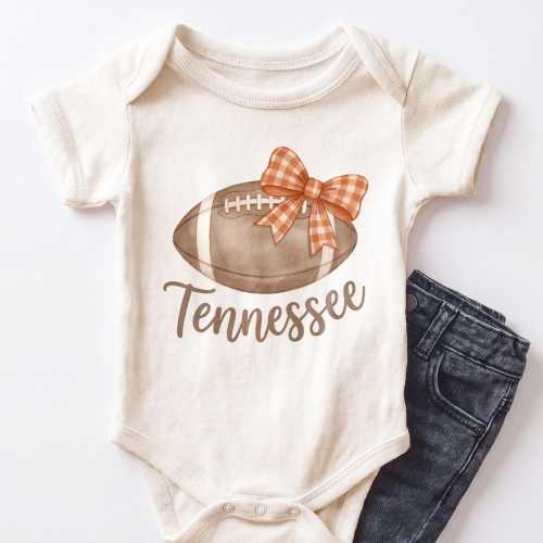 Tennessee Football Baby ONESIE® - Cute Coquette Bow Bodysuit