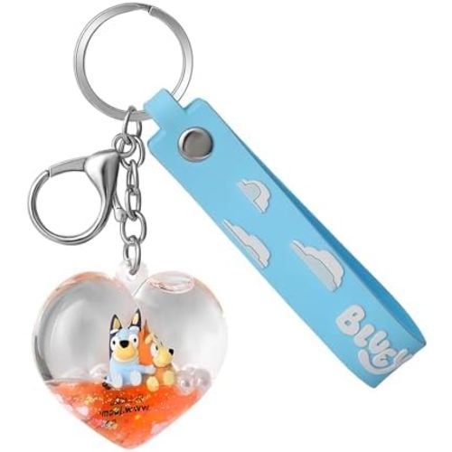 Bluey Bag Charm Keychains Official License, Lobster Clip