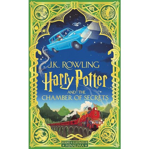 Harry Potter and the Chamber of Secrets (Harry Potter, Book 2) (MinaLima Edition) (Interactive Illustrated Edition) (2) Hardcover – Illustrated, October 26, 2021