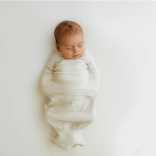 Bamboo Blend Beige Swaddle Sleep Sack – Swaddelini