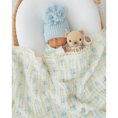 Gauze Lace Blanket | Stars *JULY PRE-ORDER* – Little and Fern