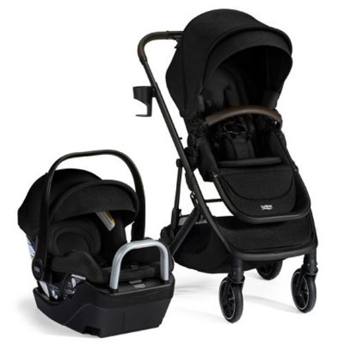 Britax Prism Full Size Travel System with Willow S Infant Car Seat and Alpine Base - Raven Black