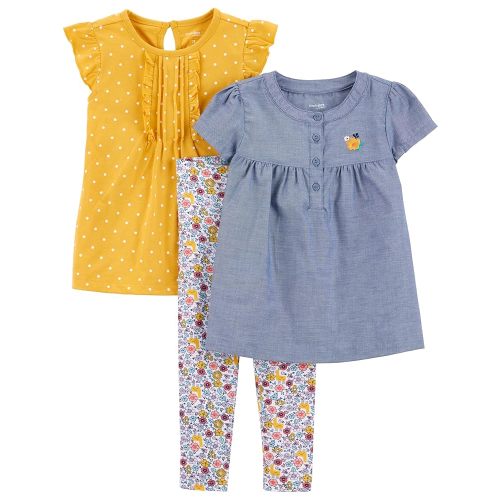 Simple Joys by Carter's baby-girls 3-piece Playwear Set