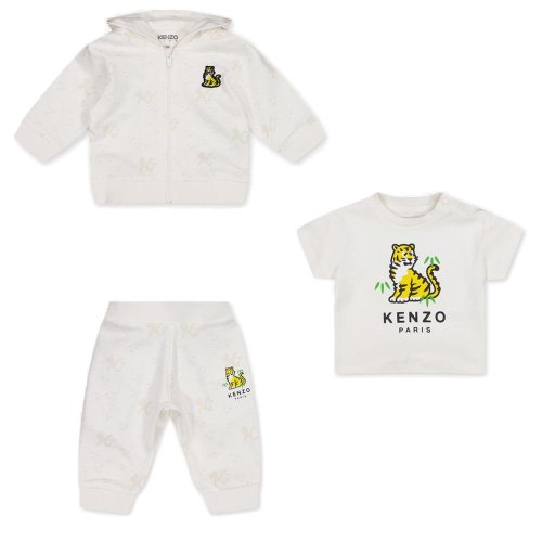 Kenzo Kids Logo-Detail Zip-Up Tracksuit