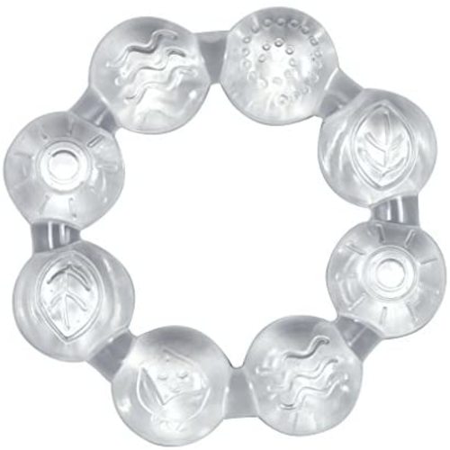 green sprouts Cooling Teether | Soothes Gums & Promotes Healthy Oral Development | Safer Plastic Filled with sterilized Water, Chill for Extra Relief, Textured Surface to Massage Gums