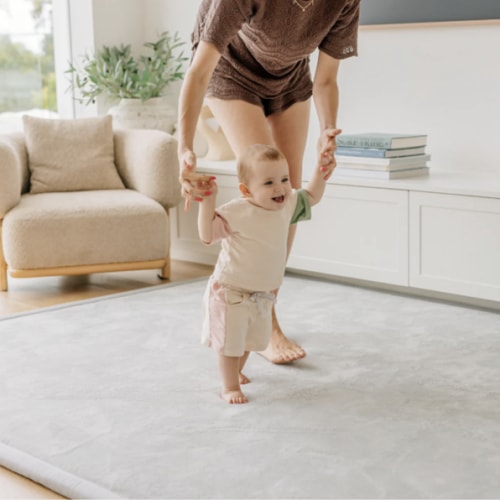 Relax Mat - 1.4" Thick Soft Foam Play Mat - Buttermilk Beige