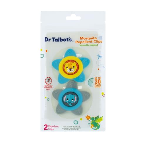 Dr. Talbot's Mosquito Clips for Baby & Toddler with Naturally Inspired Ingredients, Citronella & Lemongrass, DEET Free, 1 Pack (2 Clips)