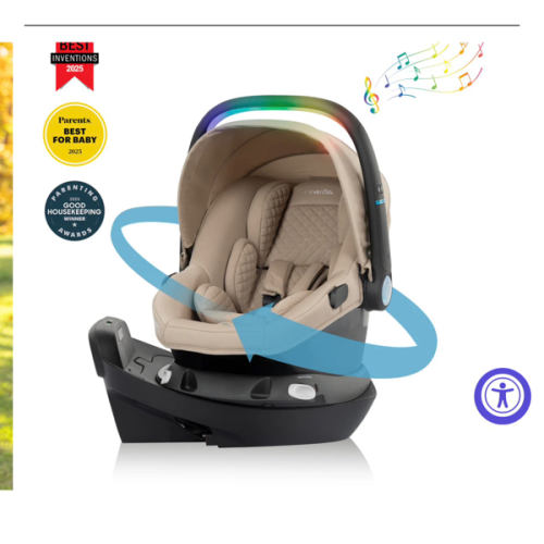 Revolve180 LiteMax NXT Rotating Infant Car Seat with SensorySoothe