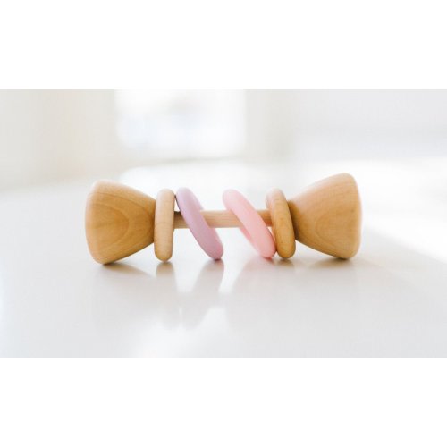 Color Block Classic Baby Rattle