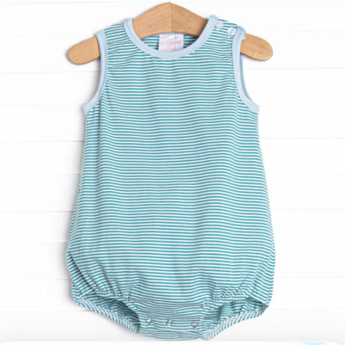 Georgie Bubble, Teal Stripe – Stitchy Fish