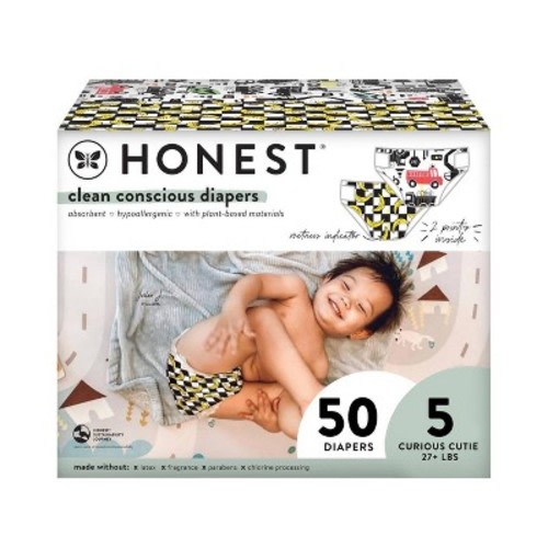 The Honest Company Clean Conscious Disposable Diapers - (Select Size and Pattern), Size: 5