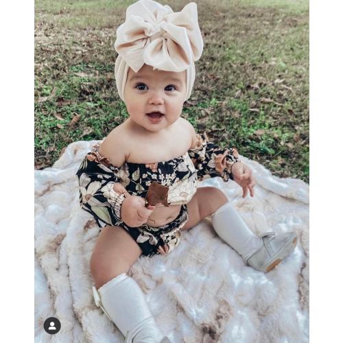 Fall Outfit for Girls | Boho Baby Girl Outfit | Floral Newborn Girl Outfit | Fall Baby Clothes | Autumn Baby Outfit | Pumpkin Baby Outfit