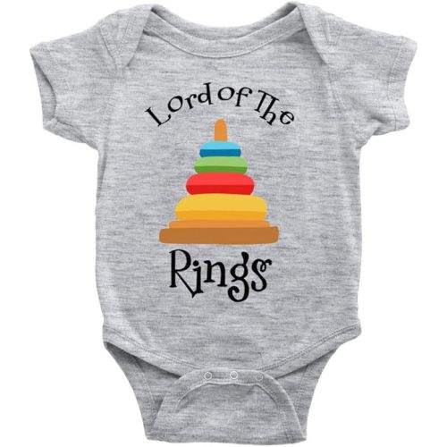 Lord of The Rings Funny Baby Clothes Infant Newborn Organic Bodysuit Romper