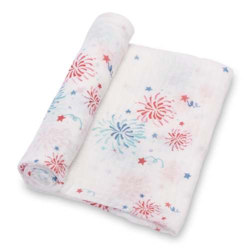 Baby Muslin Swaddle Blanket 47x47 You're a Firework