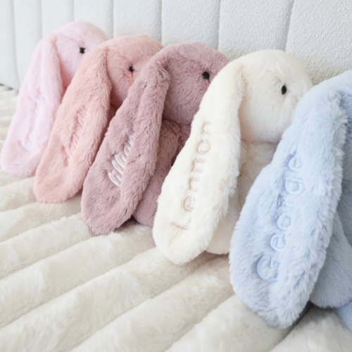 Embroidered Large Cuddle Plush Friends | Honey Bunny