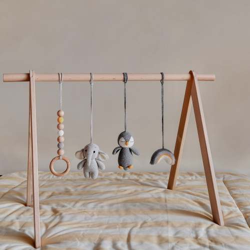 grey friends - baby play gym