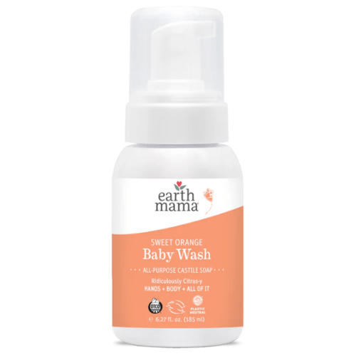 Sweet Orange Castile Organic Baby Wash | Earth Mama