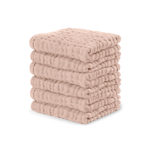 Muslin Washcloths - Pack of 6