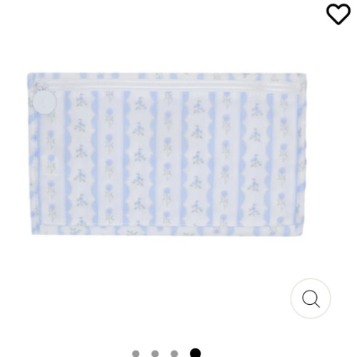 Changing Pad - Game Changer - Ribbon Floral Blue