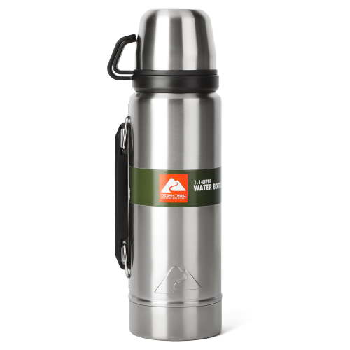 Ozark Trail 1.1-Liter Thermal Water Bottle – Insulated Stainless Steel for Long-Lasting Temperature Control