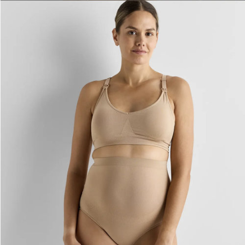 Seamless Nursing Bra in Sand