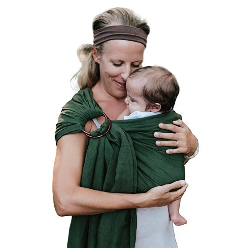 Nalakai Luxury Ring Sling Baby Carrier, Soft Linen Blend Baby Sling, Baby Wrap, Wear Your Little One Close to Your Heart, Comfort, Style