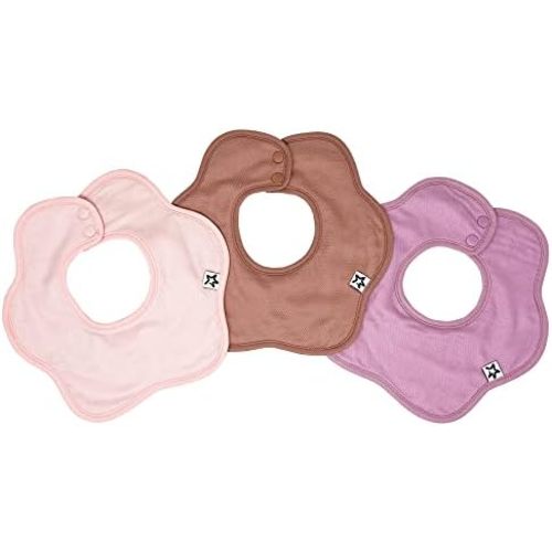 Tiny Twinkle Roundabout Drool Bibs - 360 Rotating Waterproof and Absorbent Teething Baby Bibs