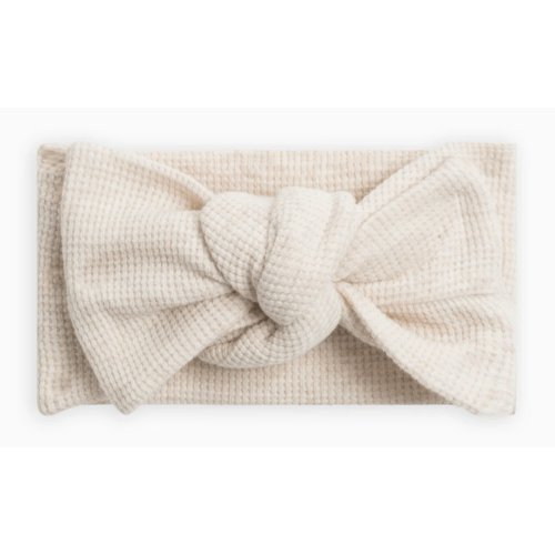 Waffle Bow Wrap - Oat