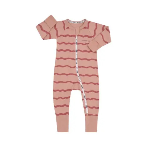 Bonds Wondercool Wondersuit Zip Squiggly Ceramic Dust | Baby Bunting AU