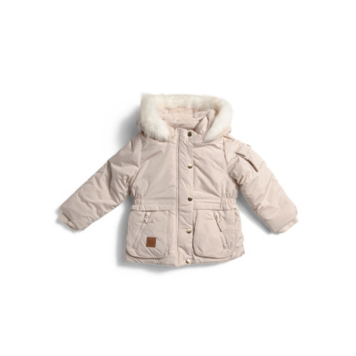 Infant Girls Faux Fur Trim Hooded Parka | Clothing | T.J.Maxx
