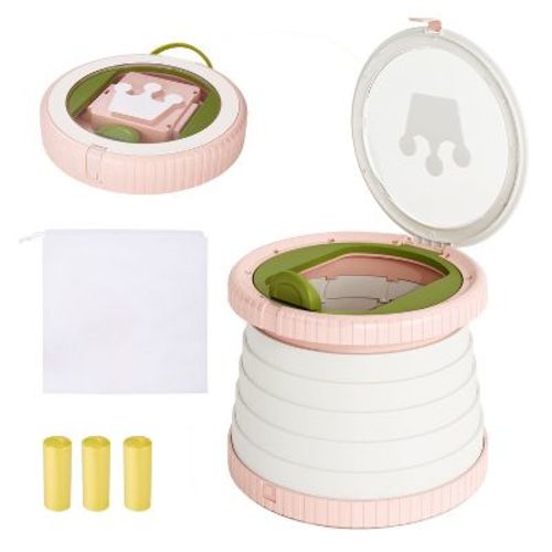 BabyBond Portable Potty for Toddler, Foldable Training Toilet Seat Travel Potty for Car, Camping, Outdoor, Indoor