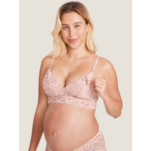 More Support Lace Nursing Bralette