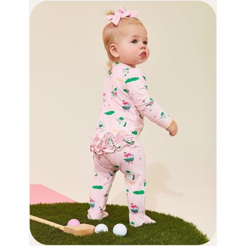 Vivian Vintage Golf Ruffle Footie