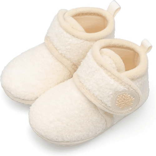 Barerun Baby Booties Girls Boys Infant Slippers First Walkers Shoes Warm Socks Newborn Crib Shoes 4.5-5