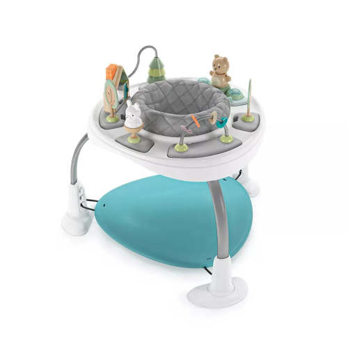 Ingenuity Spring & Sprout 2-in-1 Baby Activity Center - First Forest Edition