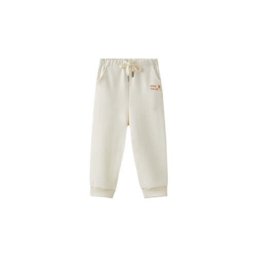 Organic Toddler Fleece Sweatpant-Cream
