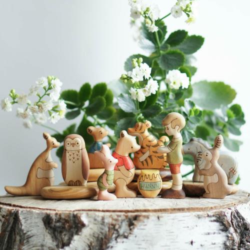 Winnie the Pooh Wooden Toy Collection